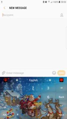 Christmas Snow GO Keyboard android App screenshot 3